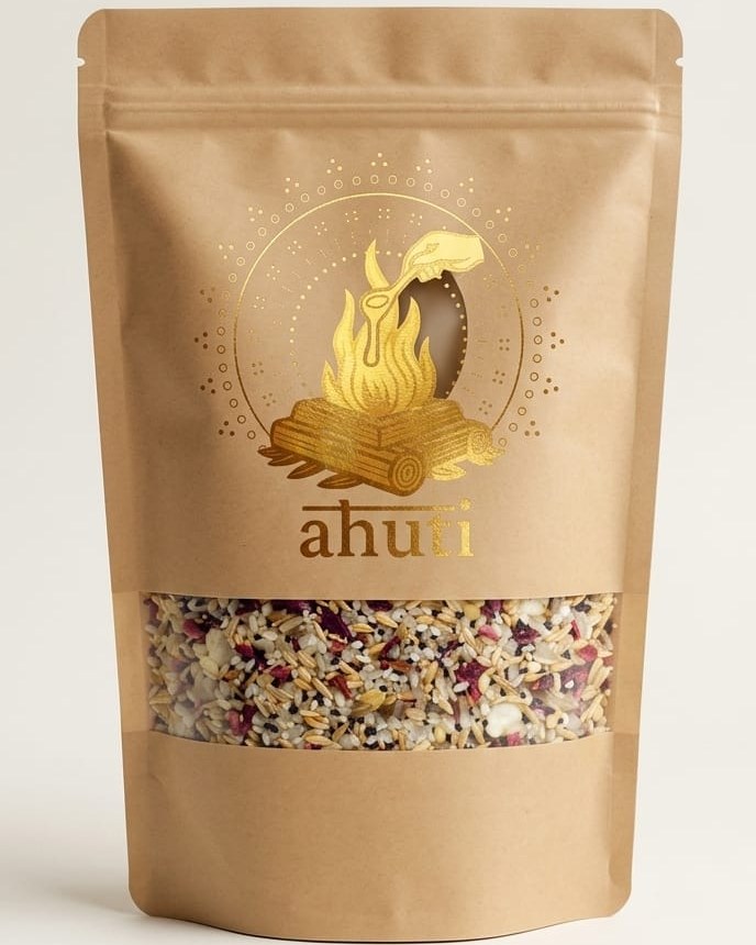 Ahuti packaging view